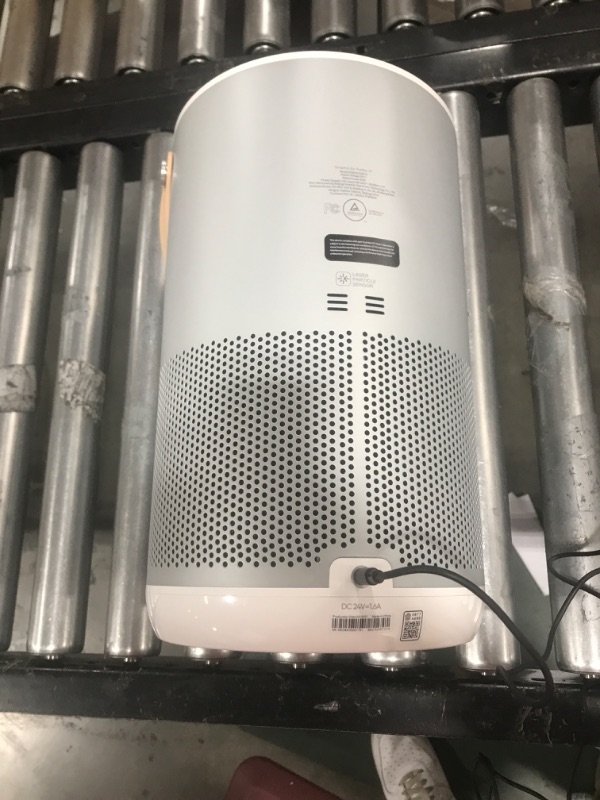 Photo 3 of smartmi Air Purifiers for Home, Works with HomeKit Alexa, Smart Air Purifier with Handle, Auto Mode, 19db, 0.08 µm Particles Captured, P1 Silver