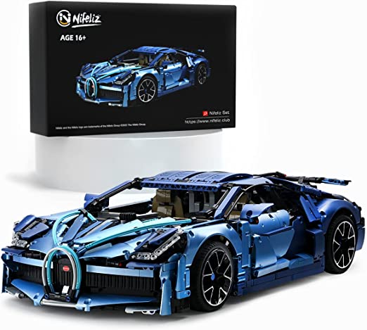 Photo 1 of Nifeliz DIVN Race Car MOC Building Kit and Engineering Toy, Adult Collectible Sports Car Technology Car Building Kit, 1:8 Scale Sports Car Model for Adults Men Teens(3728 Pcs)