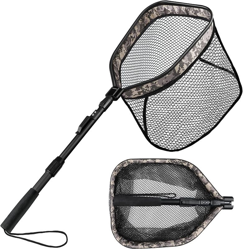 Photo 1 of  Poly Net | Foldable Fishing Net for Easy Storage | For Freshwater and Saltwater Fishing 
