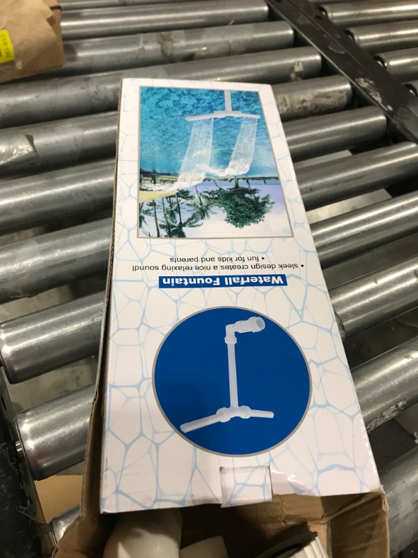 Photo 1 of Pool Waterfall Fountain Pool Sprinkler Fountain for Above Ground Inground Pools, MOLINGRITAR Outdoor Swimming Pool Sprinkler Aerates for Fresh Pool Water, Pool Spray Device for Yard Garden Pond Decor