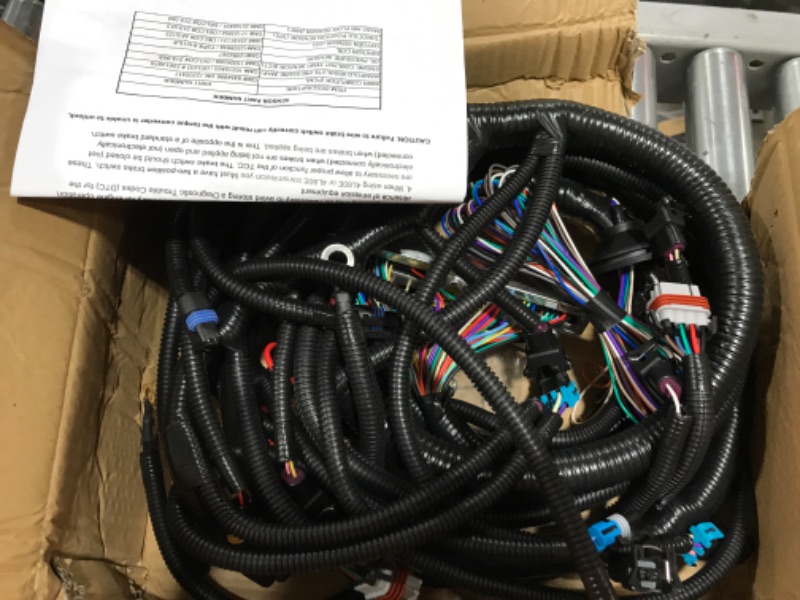 Photo 1 of 4L60E Standalone Wiring Harness Kit, Compatible with LS1 DBC Engine Complete Wiring Harness 1997-2006 Vortec Engines Throttle Body or 4L80E with Adapter Transmissions
