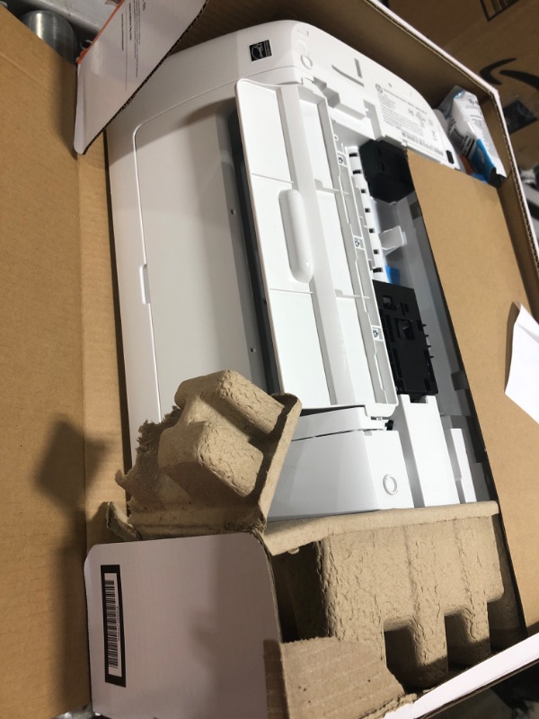 Photo 2 of HP DeskJet 2755e Wireless Color All-in-One Printer with bonus 6 months Instant Ink (26K67A), white