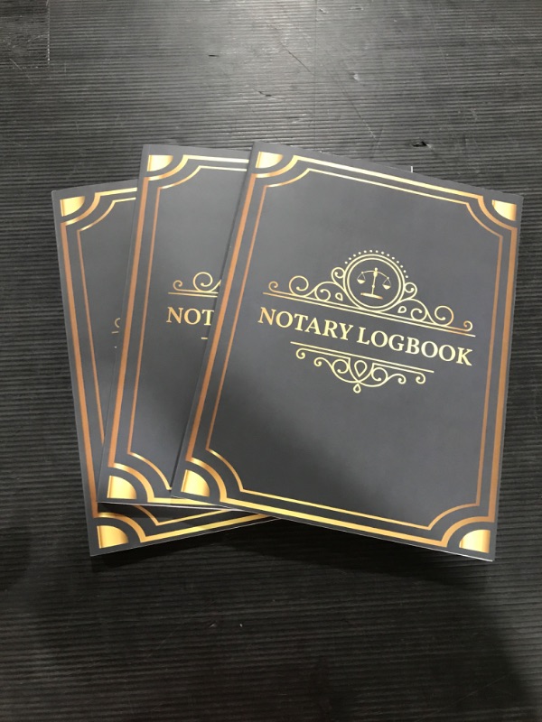 Photo 1 of 3 Notary logbooks