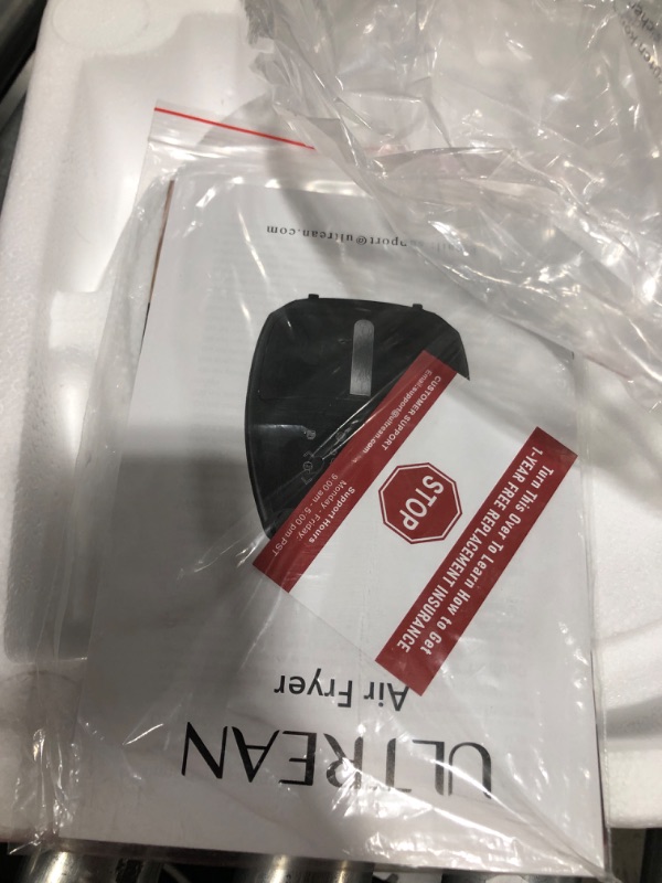 Photo 1 of Ultrean 5.8 Quart Air Fryer, Electric Hot Air Fryers Oilless Cooker with 10 Presets, Digital LCD Touch Screen, Nonstick Basket, 1700W, UL Listed (White)