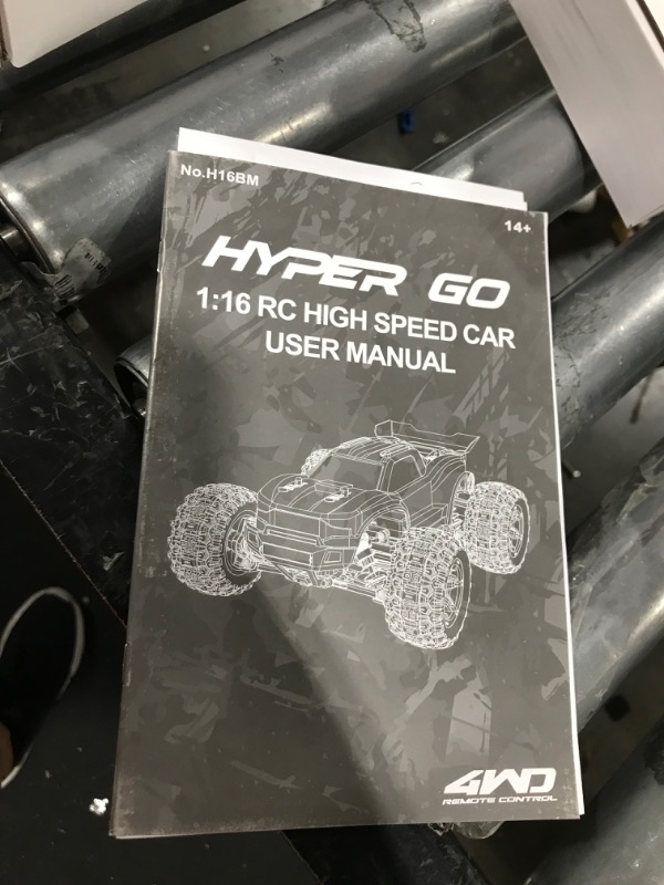 Photo 4 of HYPER GO H16BM 1:16 4X4 RTR Brushless Fast RC Cars for Adults, Max 42mph Hobby Electric Off-Road Jumping RC Trucks, RC Monster Trucks Oil Filled Shocks Remote Control Car with 2 Batteries for Boys