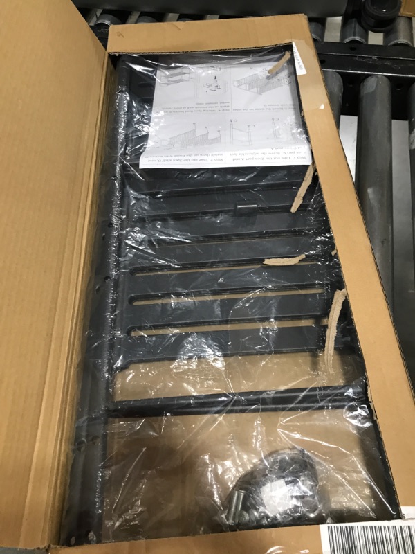 Photo 1 of JSB 3-Tier Adjustable Shelving Unit, Heavy Duty Storage Rack Organizer Metal Corner Shelf for Kitchen Living Room Laundry Pantry Bathroom (Black, 3 Tier)… Black 3 Tier