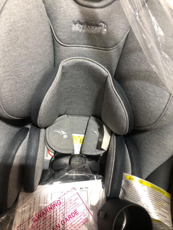 Photo 2 of Baby Jogger City Turn Rotating Convertible Car Seat | Unique Turning Car Seat Rotates for Easy in and Out, Phantom Grey