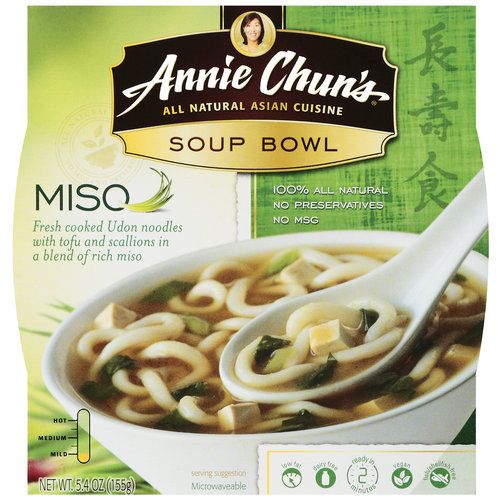 Photo 1 of [Case of 6] Annie Chun S Japanese-Style Vegan Miso Soup Bowl Shelf Stable 5.9 Oz
