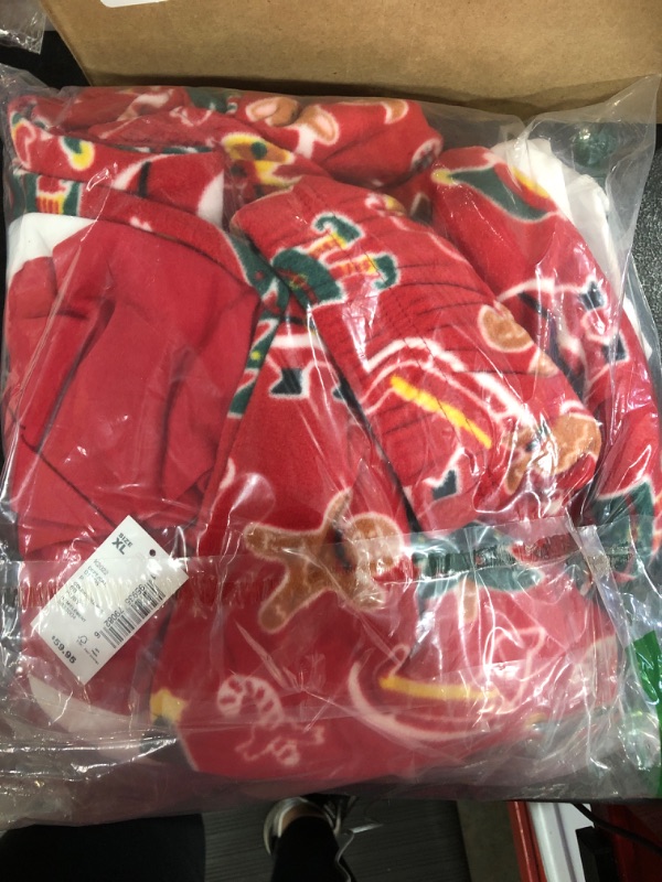 Photo 2 of [Size  X-Large] The Children's Place Kids' Adult Christmas Pajamas, Fleece Xmas Crew 22