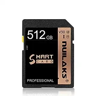 Photo 1 of 512GB SD Card Memory Card High Speed Security Digital Memory Card Class10 for Cameras,Vlogger&Videographer 