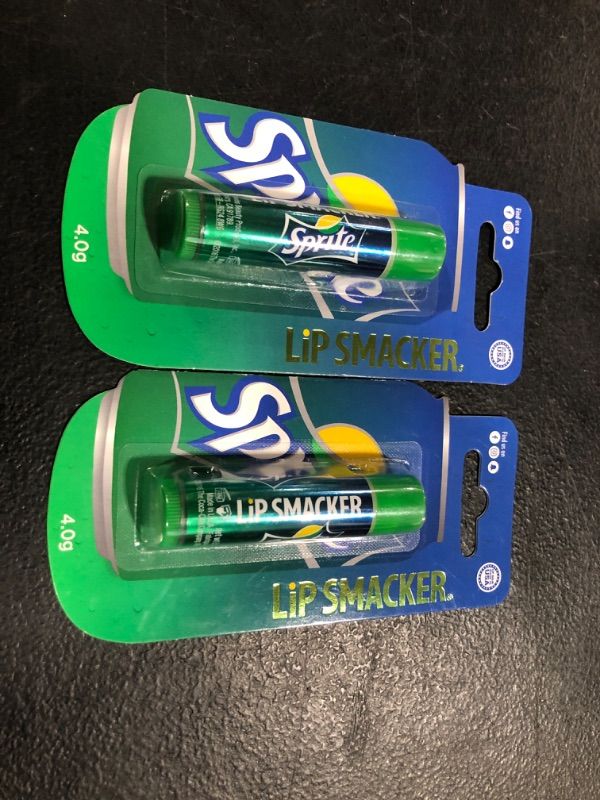 View 2 of Lip Smacker Sprite Flavored Lip Balm Matte Clear, Soda Flavored, Coke Flavor Collection Sprite 1 Count (Pack of 2)