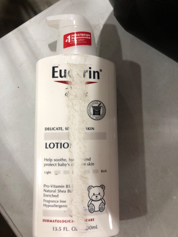 Photo 2 of Eucerin Baby Body Lotion, Fragrance Free Baby Lotion, 13.5 Fl Oz Pump Bottle