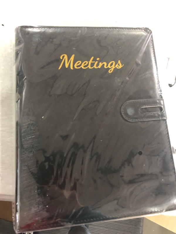 Photo 2 of Meeting Notebook for Work ,Work Planner,Project Management Notebook,Office/ Business Meeting Notes for Men & Women to Professionally Manage Business Projects,200Page (100Sheet,8.4”x10.8”)