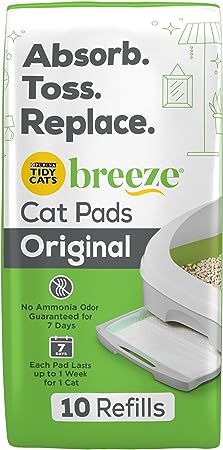 Photo 1 of Purina Tidy Cats Breeze Litter System Cat Pad Refills (6) 10 Ct. Boxes Original Scent
