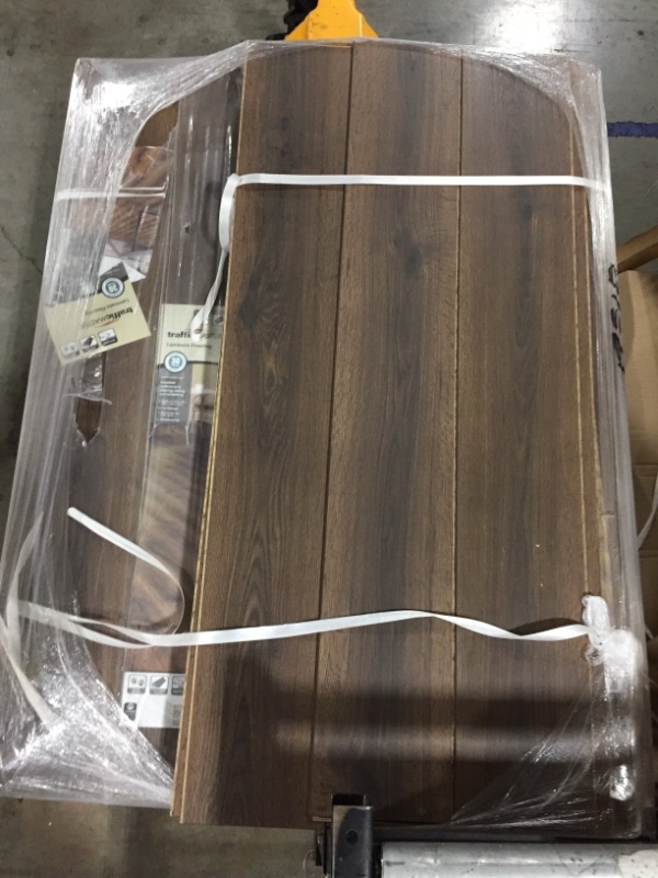 Photo 3 of ** WHOLE PALLET ** Napa River Oak 7 mm T x 7.5 in. W Laminate Wood Flooring (26.8 sq.ft/Case) (About 25 Cases)