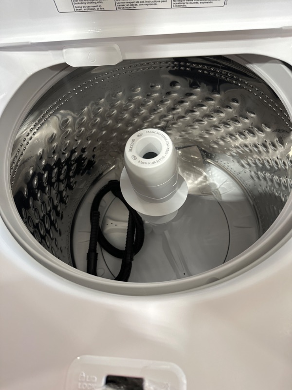 Photo 4 of  Maytag 4.5 cu. ft. Top Load Washer in White
