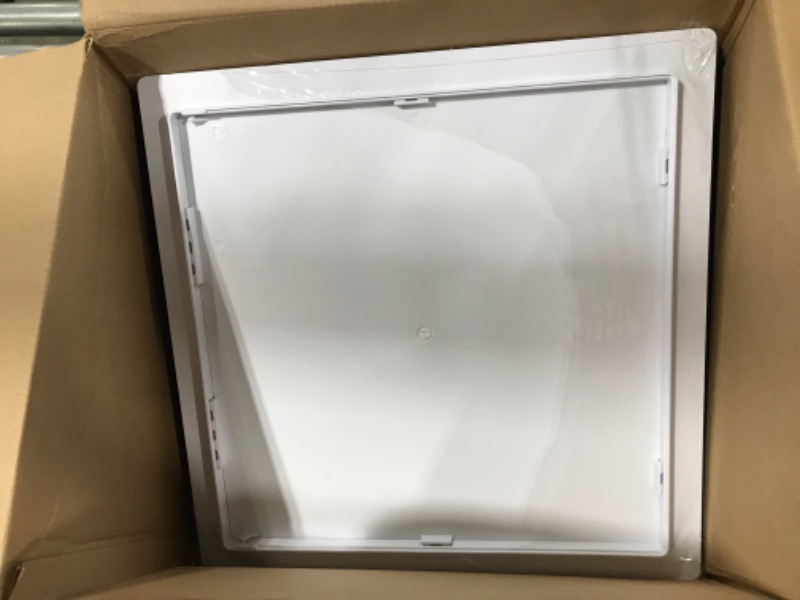 Photo 2 of Access Panel for Drywall - 18 x 18 inch - Wall Hole Cover - Access Door - Plumbing Access Panel for Drywall - Heavy Durable Plastic White