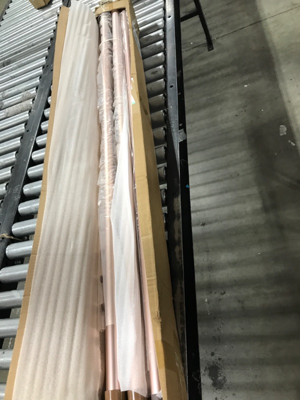 Photo 1 of HWAJAN 90 Inches Folding Clothes Drying Rack Indoor Outdoor-Aluminum Collapsible Clothing Drying Racks for Laundry-Heavy Duty Foldable Clothes Dryer Rack with 42 Windproof Hooks,Large,Rose Gold