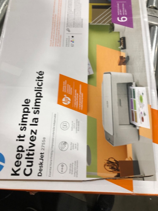 Photo 5 of HP DeskJet 2755e Wireless Color All-in-One Printer 