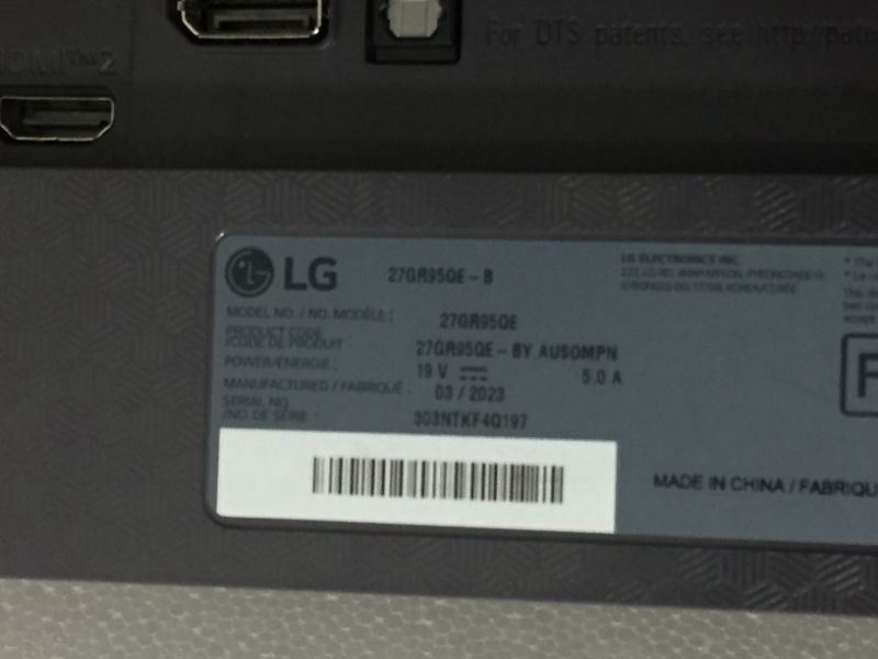 Photo 4 of parts only
LG 27" Ultragear™ OLED QHD Gaming Monitor with 240Hz .03ms GtG & nVIDIA® Compatible,Black