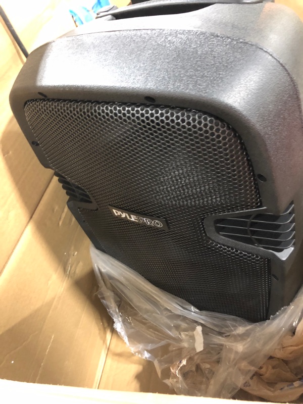 Photo 1 of Pyle PPHP1299WU.5 Karaoke Portable PA Speaker System - 1000W Active Powered Wireless Bluetooth Compatible Outdoor Speaker W/Rechargeable Battery, Wheels, USB MP3 RCA, 2 UHF Microphone, Remote, Black