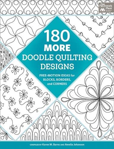 Photo 1 of 180 More Doodle Quilting Designs: Free-Motion Ideas for Blocks, Borders, and Corners Paperback – June 15, 2018

