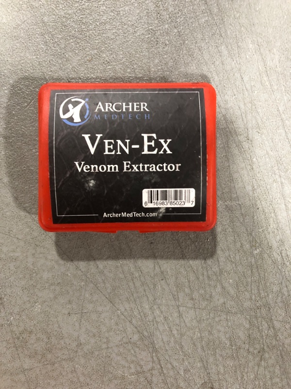 Photo 2 of Ven-Ex Snake Bite Kit, Bee Sting Kit, Venom Extractor Suction Pump, Bite and Sting First Aid for Hiking, Backpacking and Camping. Includes Bonus CPR face Shield by Archer MedTech.