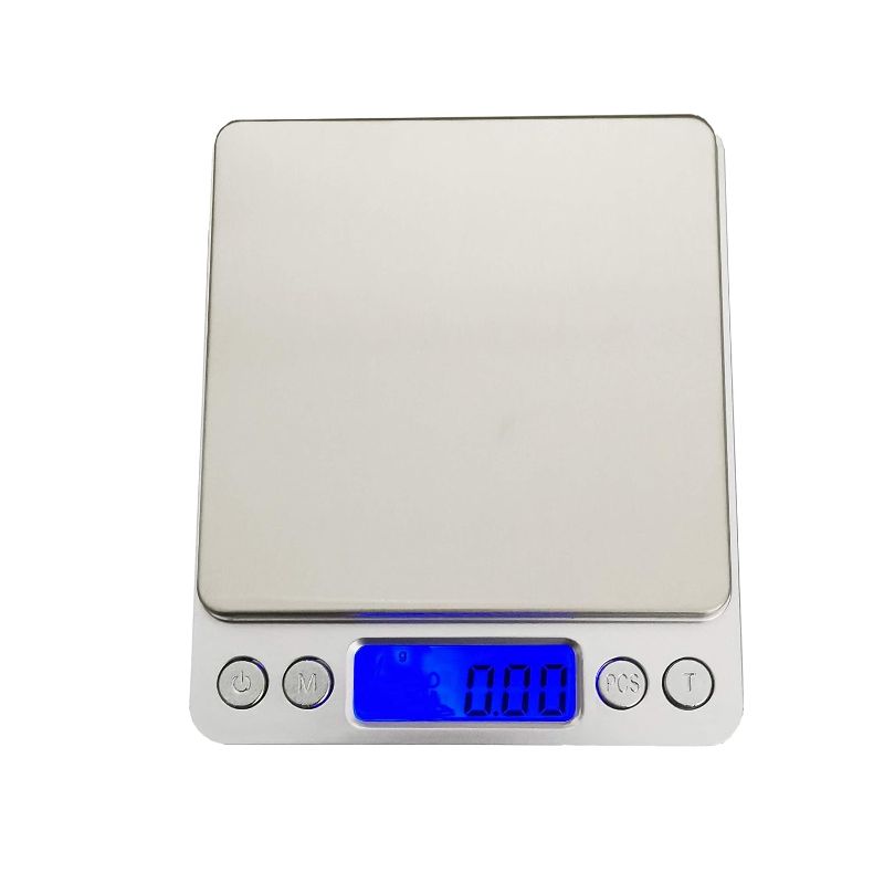 Photo 1 of Digital Kitchen Scales, 500g/0.01g Professional Digital Table Top Scale High-Precision Food Scales Jewelry Scales Nutrition Scales with LCD Back-Lit Display
