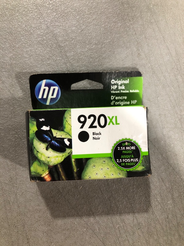 Photo 2 of HP 920XL Black High-yield Ink Cartridge | Works with HP OfficeJet 6000, 6500, 7000, 7500 Series | CD975AN 