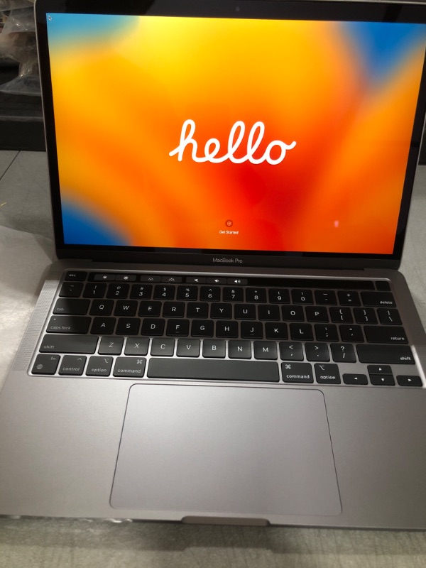 Photo 2 of Apple 2022 MacBook Pro Laptop with M2 chip: 13-inch Retina Display, 8GB RAM, 512GB Touch Bar, Backlit Keyboard, FaceTime HD Camera. Space Gray