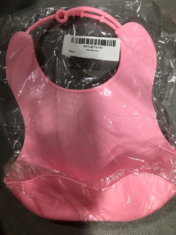Photo 1 of Dreamslink Waterproof Silicone Drool Baby Bib Easily Wipes Clean