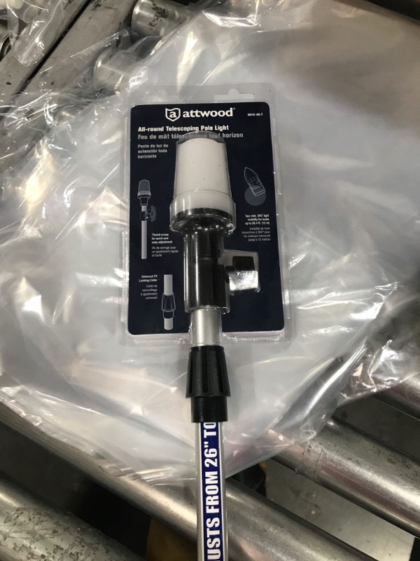 Photo 2 of Attwood (5610-48-7) Telescoping Pole Light