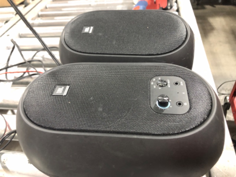 Photo 3 of JBL Professional 1 Series 104-BT Compact Desktop Reference Monitors with Bluetooth, Black, Sold as Pair 4.5-inch Speaker Pair