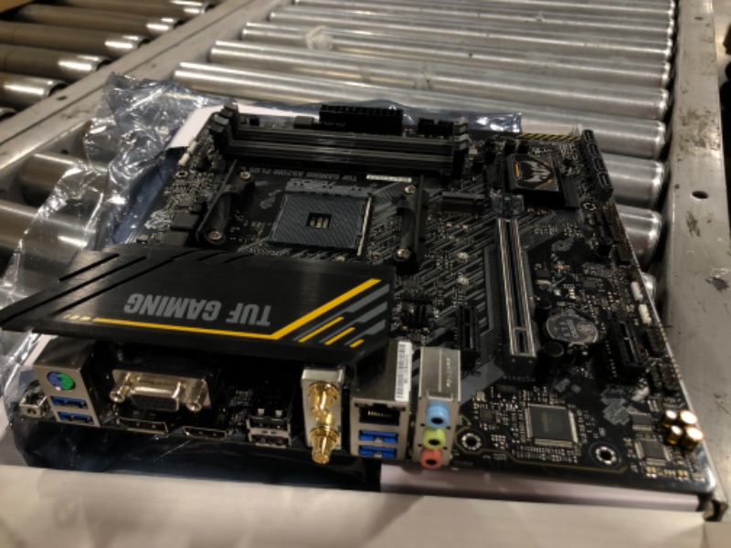 Photo 3 of ASUS TUF Gaming A520M-PLUS (WiFi) AMD AM4 (3rd Gen Ryzen™) microATX Gaming Motherboard (M.2 Support, 802.11ac Wi-Fi, DisplayPort, HDMI, D-Sub, USB 3.2 Gen 1 Type-A and Aura Addressable Gen 2 headers)