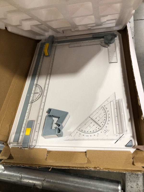 Photo 1 of FUNCSDIK Inch System Drafting Table Drawing Board A3 Multifunctional Drafting Tools Portable Lightweight Sketch Set for Architecture Artist Students Beginners