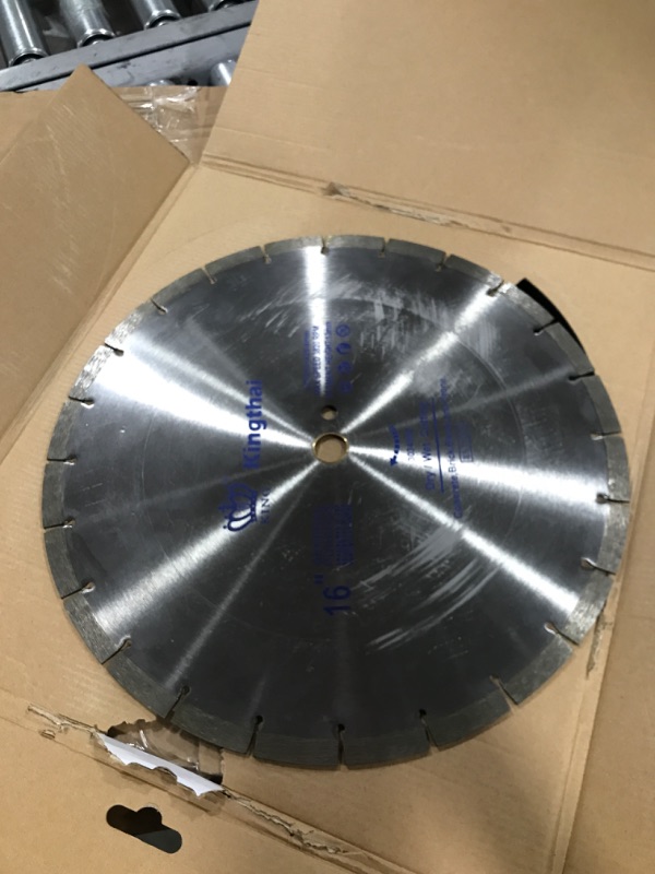 Photo 3 of Kingthai 4 Inch Wet Dry Segmented Cutting Concrete Diamond Saw Blade for Masonry with 7/8-5/8 Inch Arbor 105mm/4"