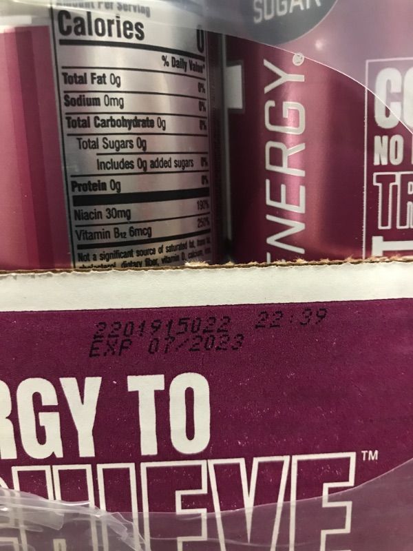 Photo 3 of EXP 07 2023  EXP 07 2023  C4 Smart Energy Drink - Sugar Free Performance Fuel & Nootropic Brain Booster, Coffee Substitute or Alternative | Black Cherry 16 Oz - 12 Pack Black Cherry 16 Fl Oz (Pack of 12)