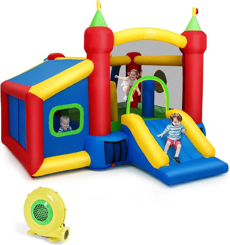 Photo 1 of  Inflatable Bounce House,Dart Target, w/Slide,