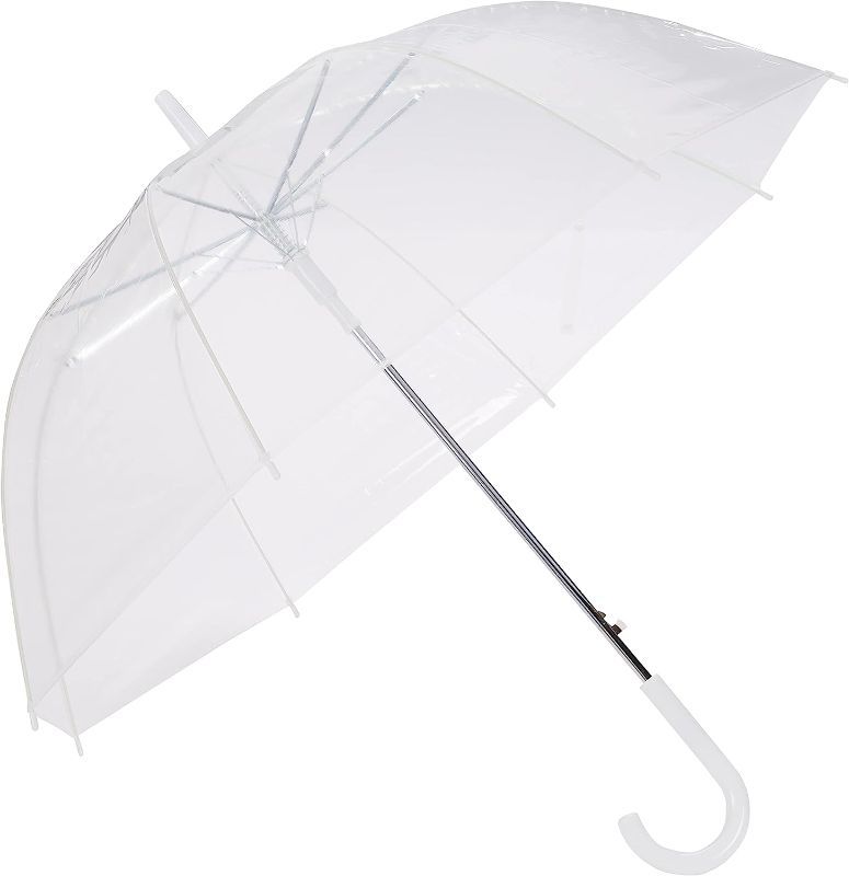 Photo 1 of  2 Pair Clear Bubble Umbrella, Round, 34.5 inch (2pc)