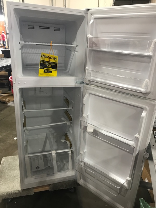 Photo 5 of 10.1 cu. ft. Top Freezer Refrigerator in White
(will need Pick Up truck)