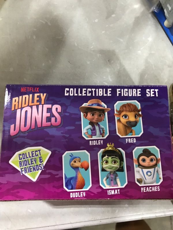 Photo 2 of Netflix Ridley Jones Collectible Figure Set, 5-Pack of Ridley Jones and Friends Figures, Kids Toys for Ages 3 Up, and Presents