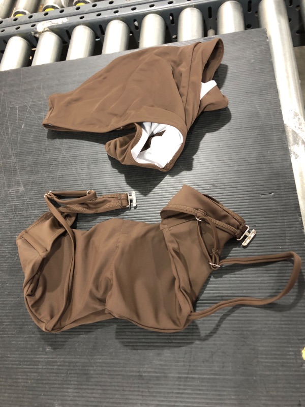 Photo 1 of 2pc swimsuit for women brown size M