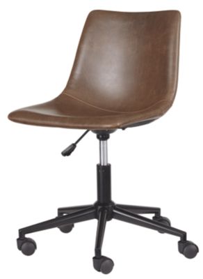Photo 1 of Program Home Office Swivel Desk Chair Brown - Signature Design by Ashley
