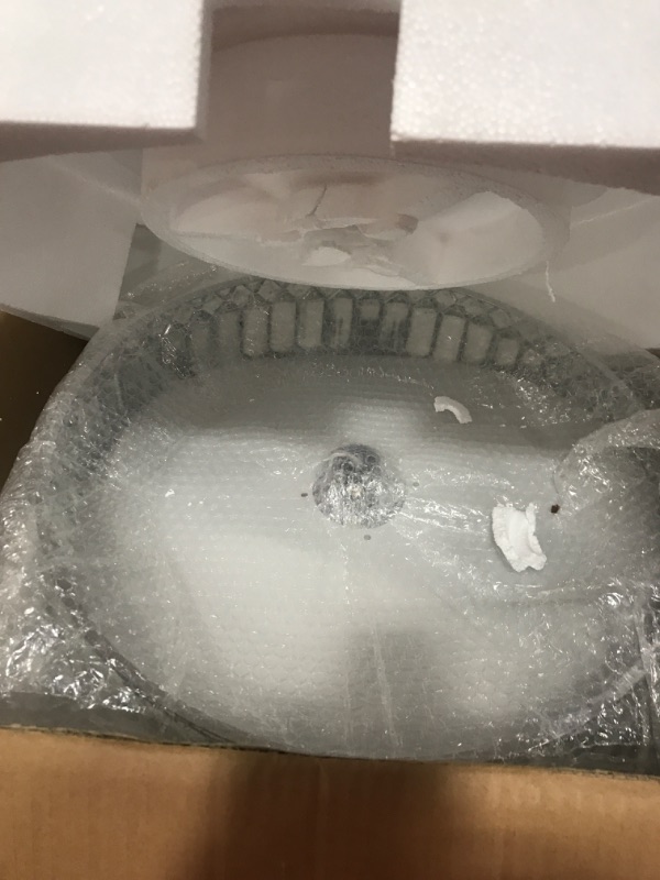 Photo 1 of BAYSQUIRREL Retractable Bluetooth Ceiling Fan with Speaker, 85 Kinds of Color Light Bluetooth Ceiling Fan with Light,6 Speed Reversible Modern Invisible Ceiling Fan ,Remote and APP Control Light luxury chrome0