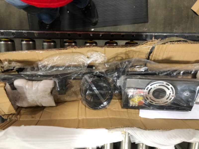 Photo 1 of Black Semi Flush Mount Ceiling Light Fixture, Modern Crystal Sputnik Firework Ceiling Lights, 6-Light Close to Ceiling Lighting Fixtures for Bedroom Kitchen Hallway Entryway Closet(Matt Black) 6-Light Black