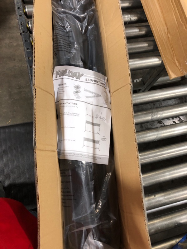 Photo 2 of JOYIN Badminton Pickleball Net, Adjustable Portable Net for Junior Tennis, Kids Volleyball & Soccer Tennis, Badminton Net Set for Backyard Games - Easy Setup Sports Net with Poles 17 Ft Tall