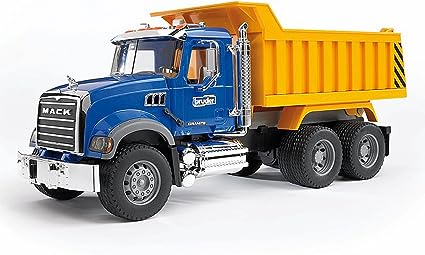 Photo 1 of Bruder 02815 MACK Granite Dump Truck for Construction and Farm Pretend Play