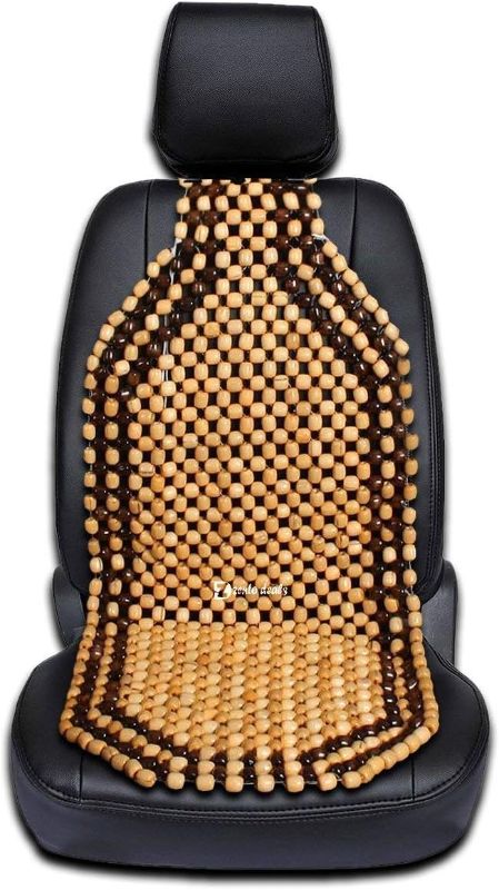 Photo 1 of Zento Deals Wood Beaded Comfort Seat Cushion Seat Cover
