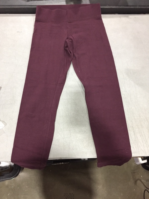 Photo 2 of HUE Women's Cotton Ultra Legging with Wide Waistband, Assorted Small Black Cherry