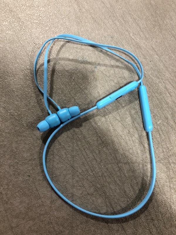 Photo 2 of Beats Flex in Blue with Apple 20W USB-C Power Adapter Flame Blue Beats Flex + Power Adapter